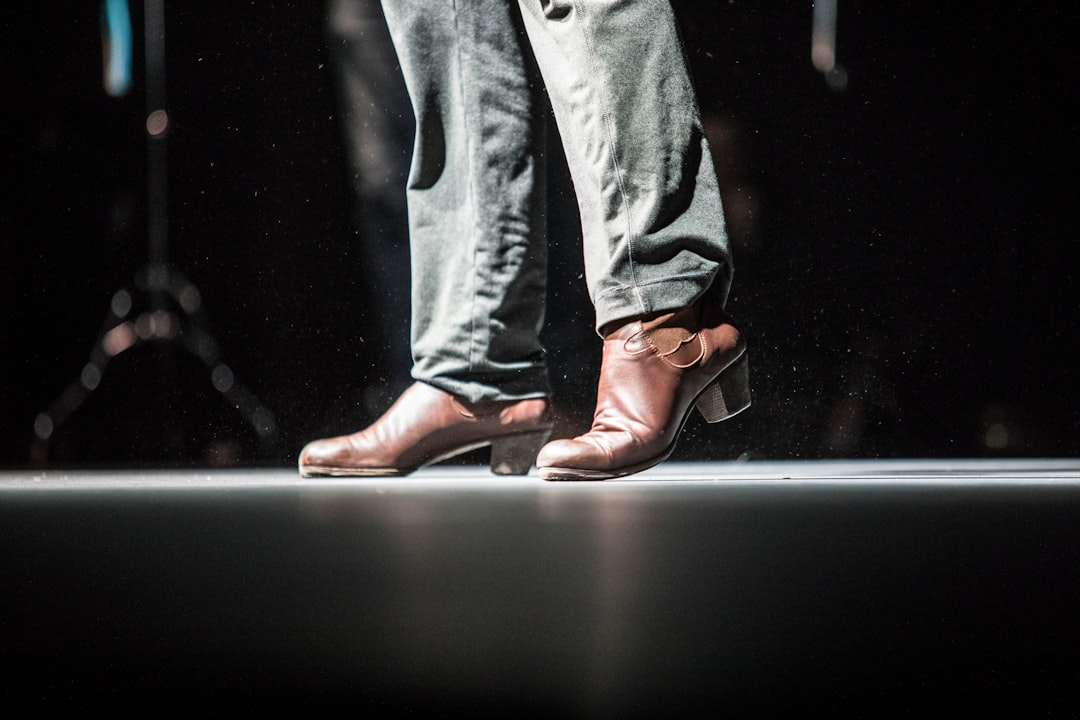 Flamenco dancer performing in a Madrid tablao