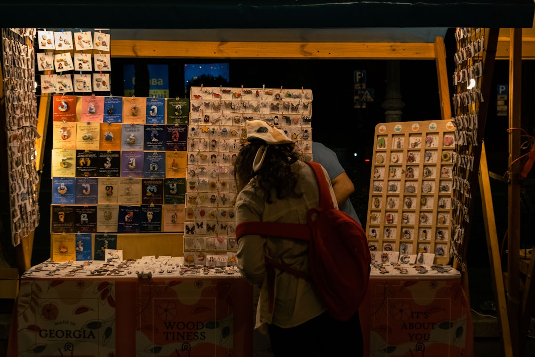 Vendors selling antiques and Soviet memorabilia at the Dry Bridge flea market in Tbilisi