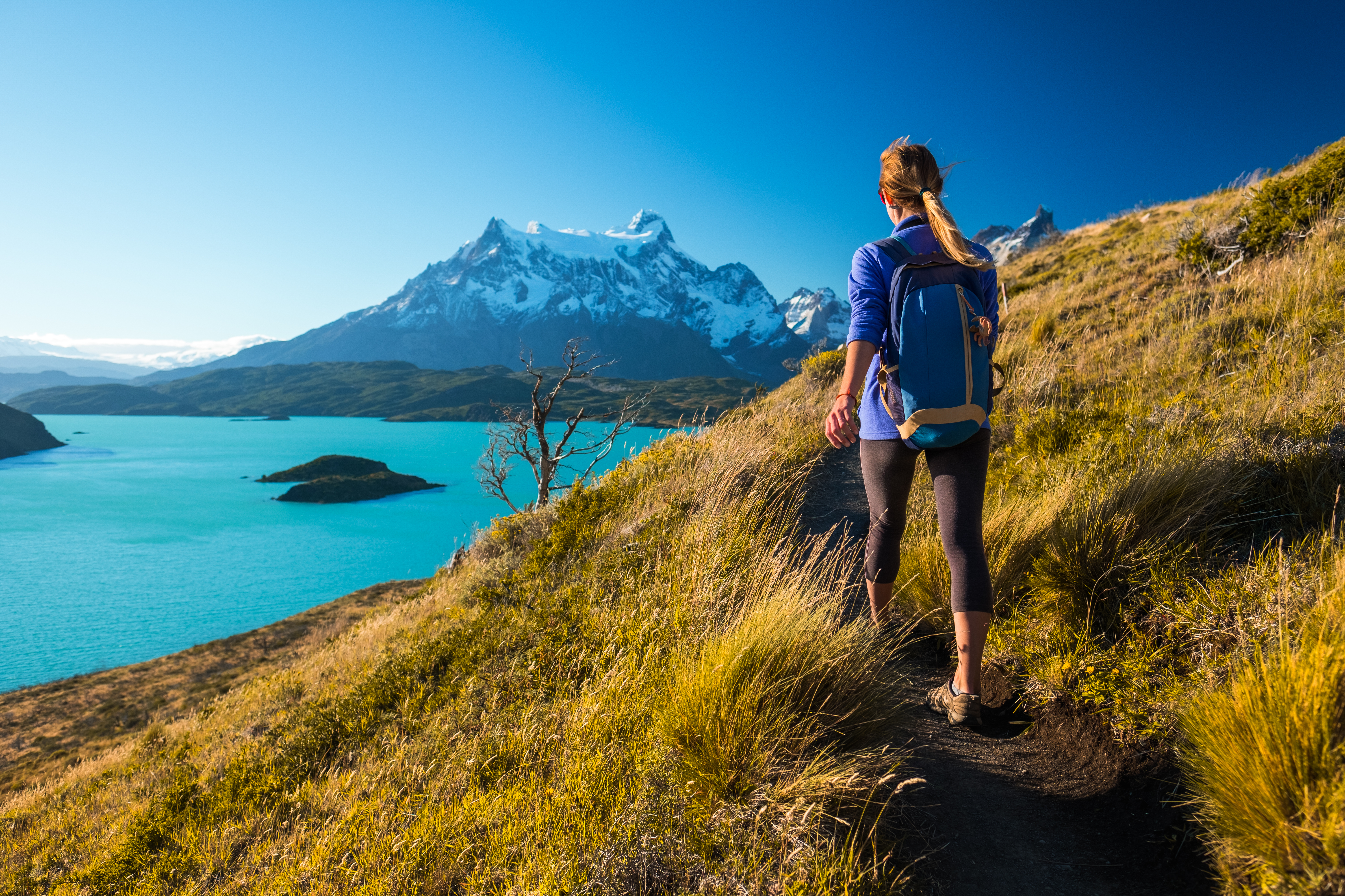 Torres del Paine National Park’s granite spires and glacial lakes on the W trek.