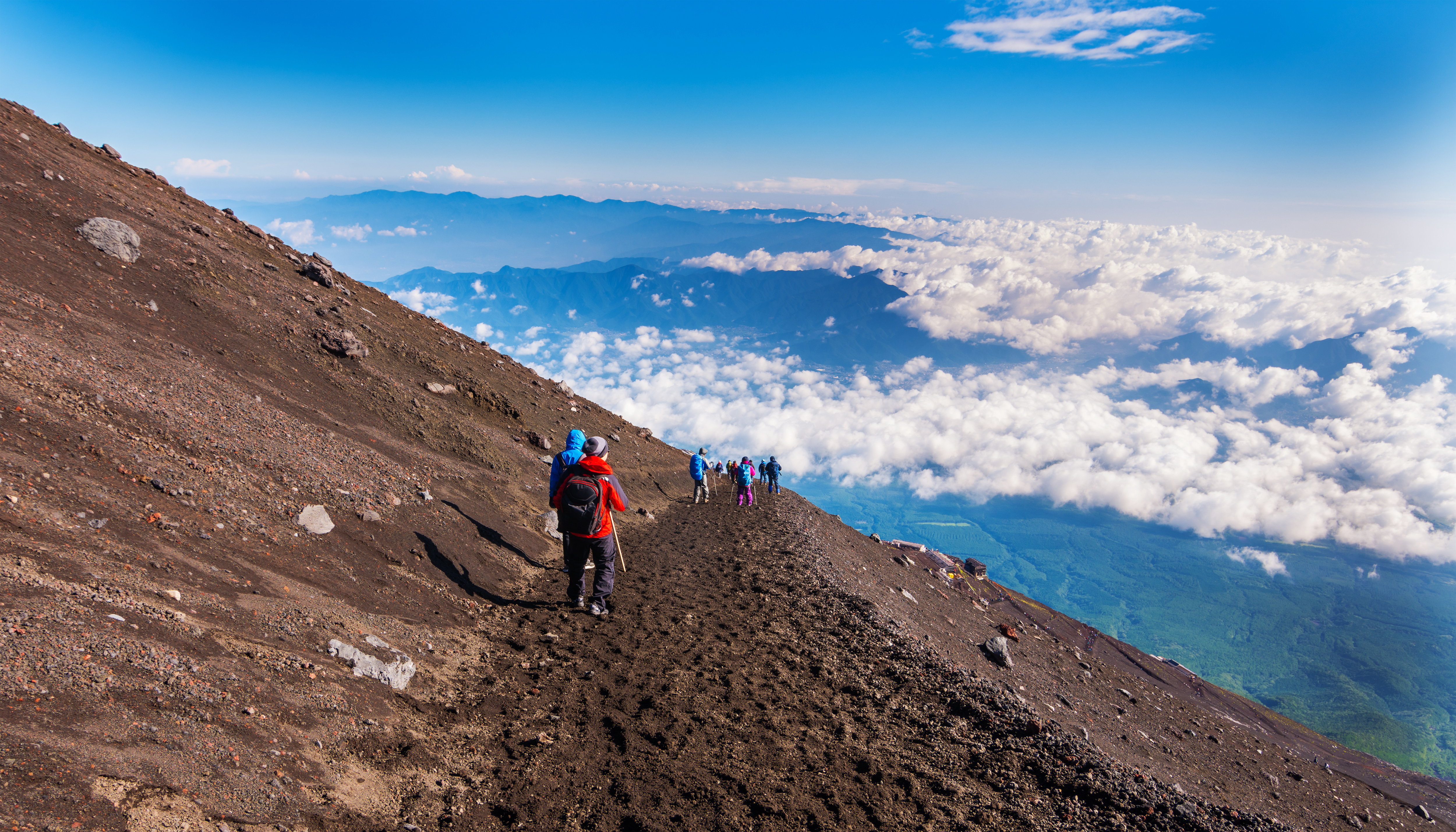 Mount Fuji reflecting in the tranquil waters of Lake Kawaguchi – Japan’s iconic peak.