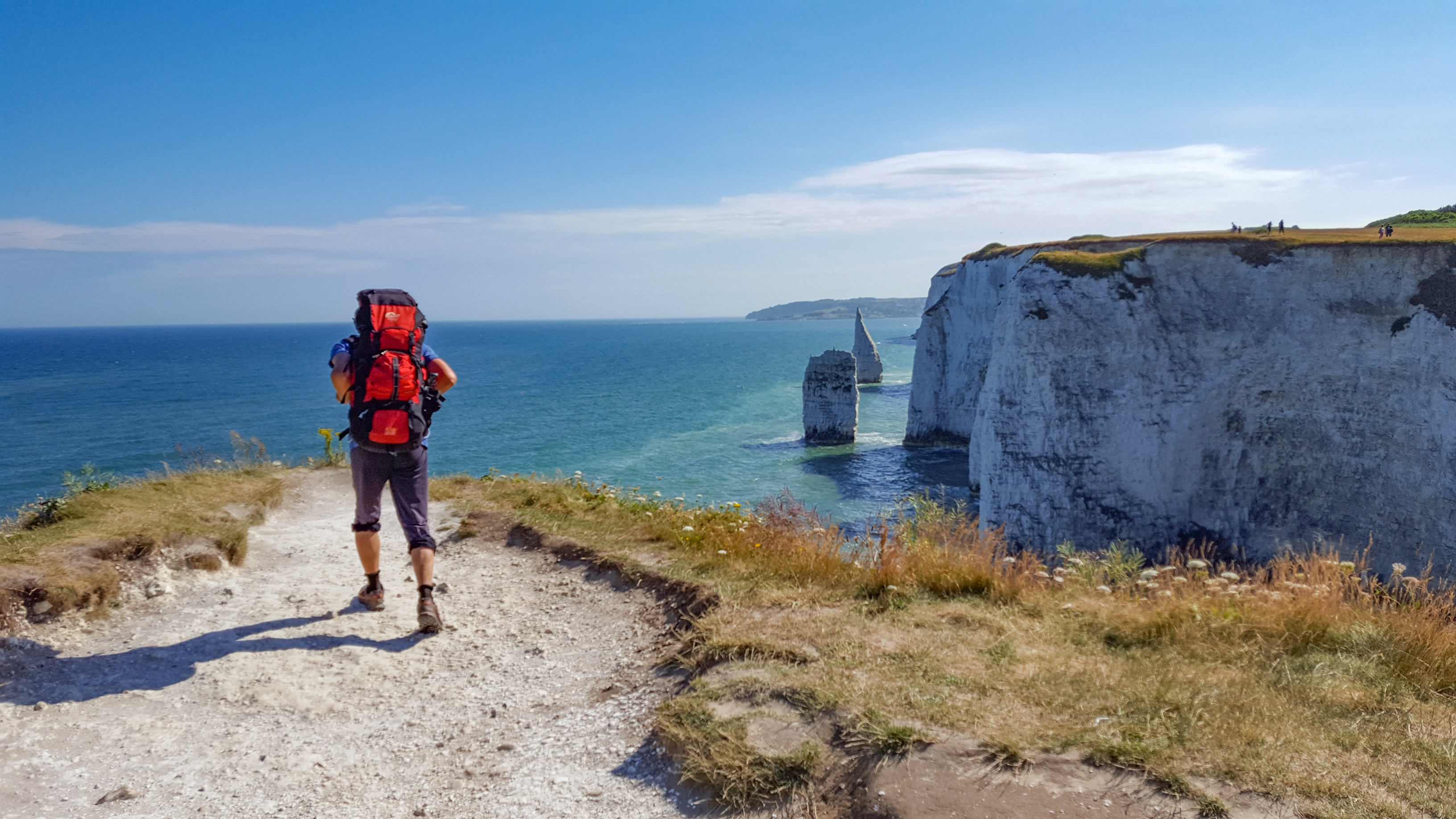 Durdle Door on England’s Jurassic Coast – an iconic stop along the South West Coast Path.