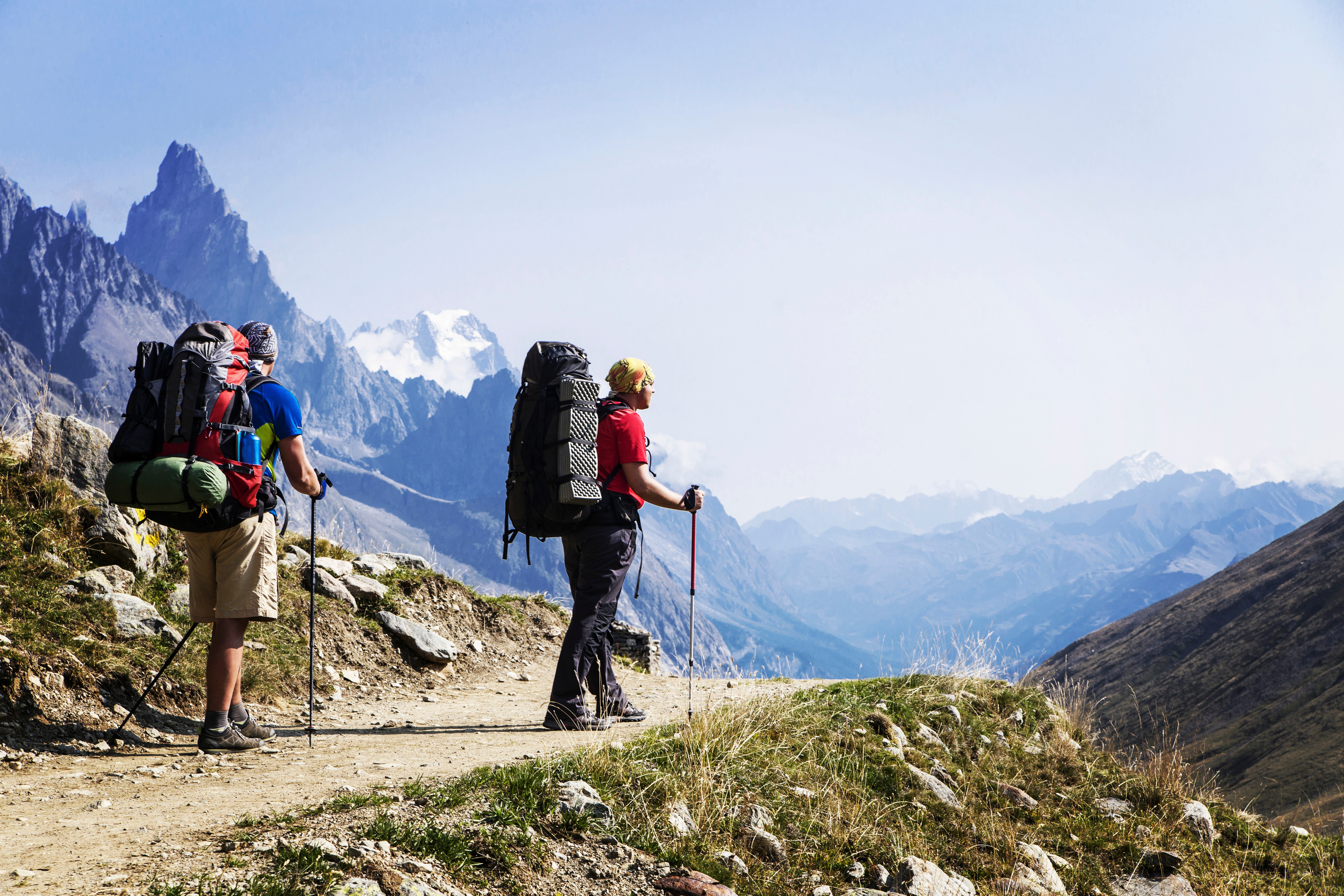 Chamonix Valley beneath Mont Blanc’s towering summit – a gem on the Tour du Mont Blanc.